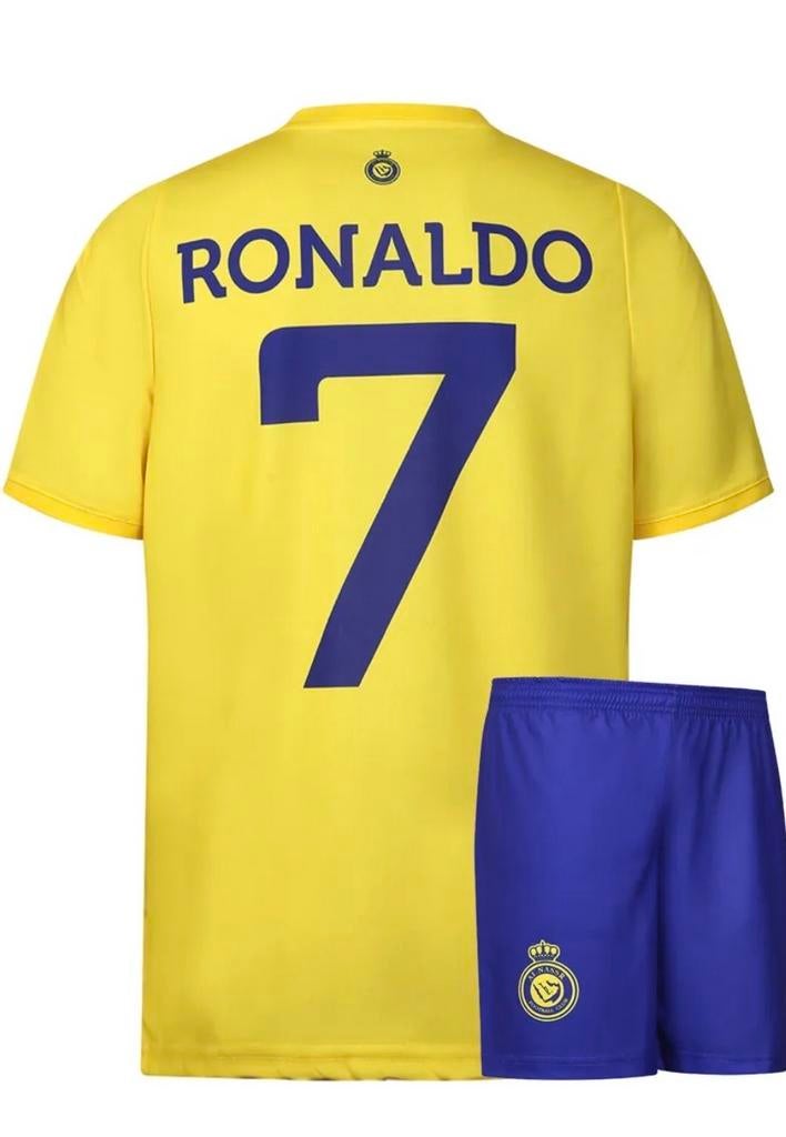 Al Nassr voetbalbroekje van  ronaldo, Geel, Nieuw, Voetbal, Verzenden