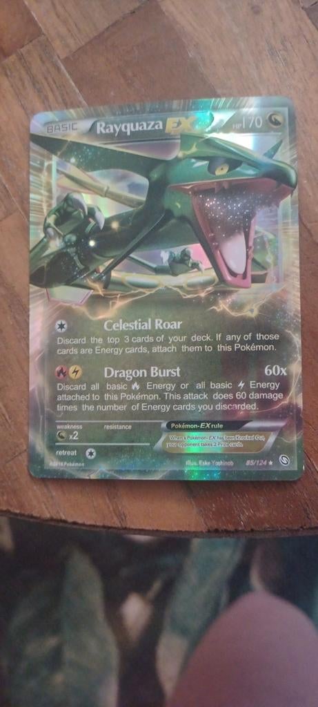 Rayquaza ex  85/124, Ophalen of Verzenden, Zo goed als nieuw