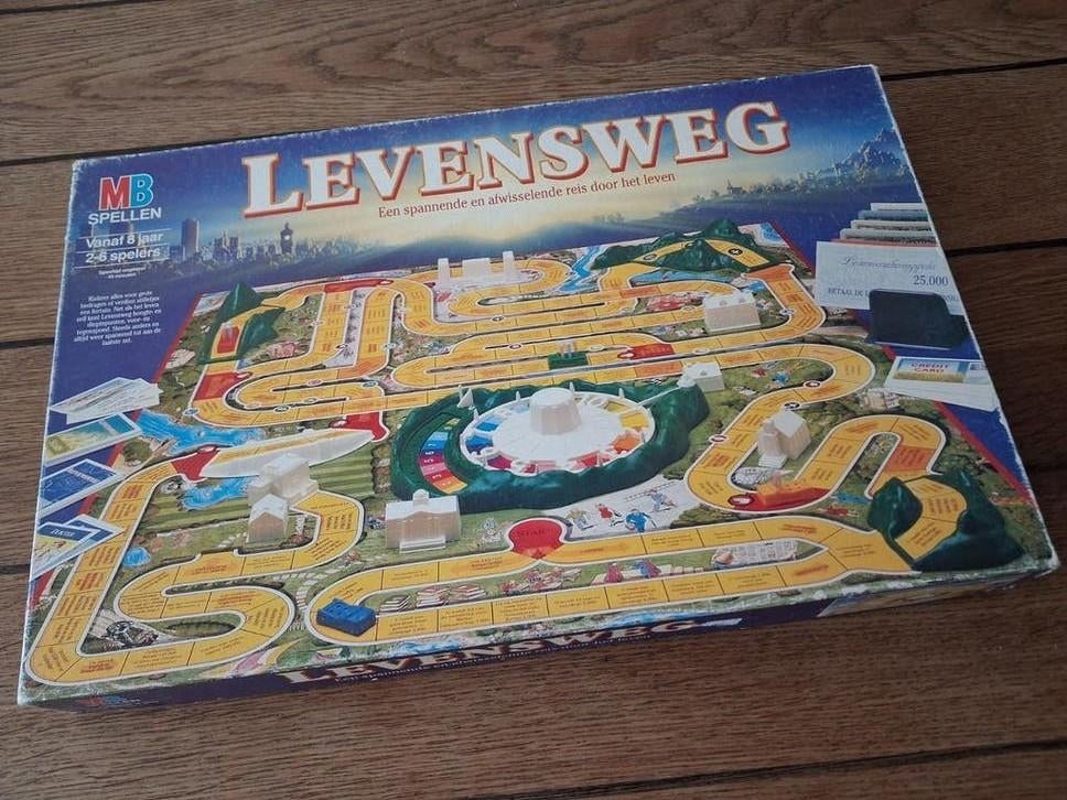 Levensweg bordspel mb, Ophalen of Verzenden