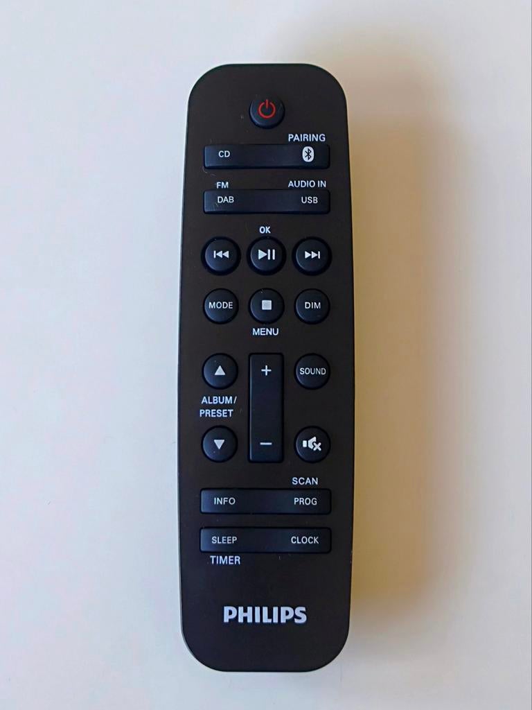 Philips Afstandsbediening voor Audio Systeem, Ophalen of Verzenden, Zo goed als nieuw, Origineel, Mediaspeler
