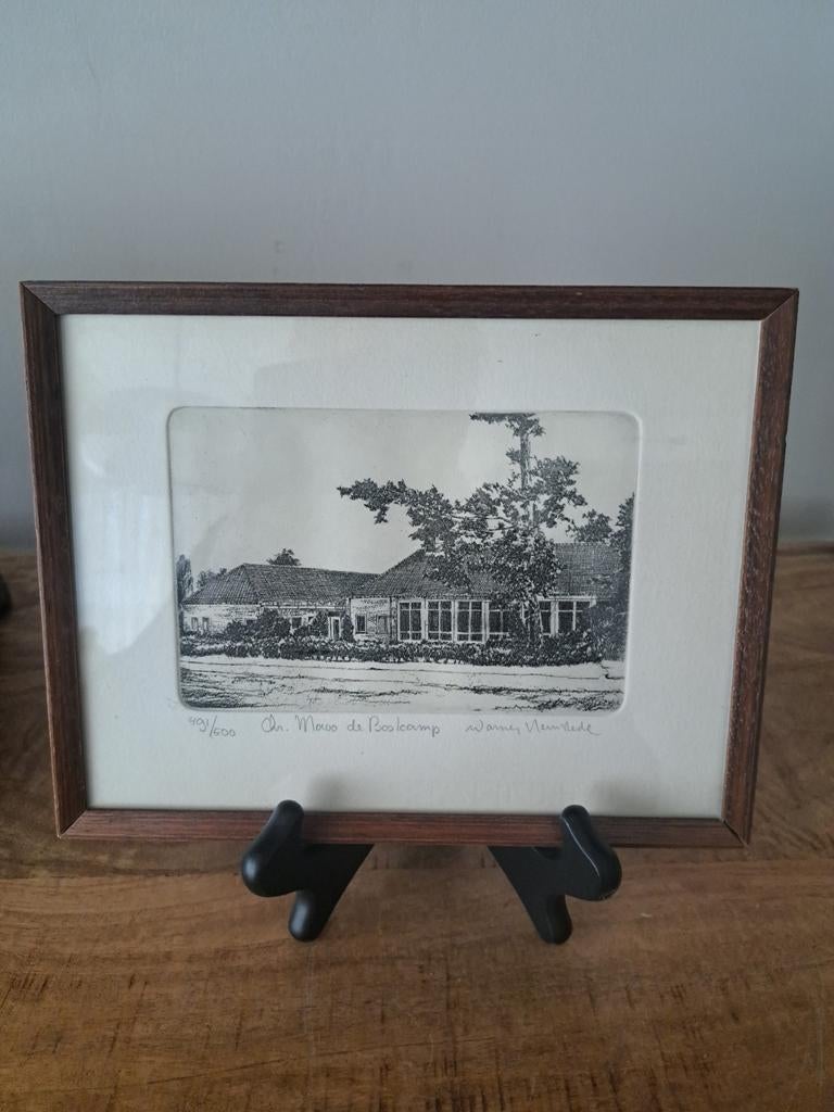 Ets warner hemstede "chr mavo de boskamp", Antiek en Kunst, Ophalen of Verzenden