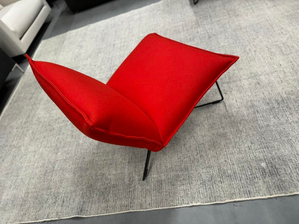 Nieuw Jess Design Earl Fauteuil rood stof Stoel, Huis en Inrichting, Fauteuils, Nieuw, 75 tot 100 cm, Ophalen of Verzenden, Jess