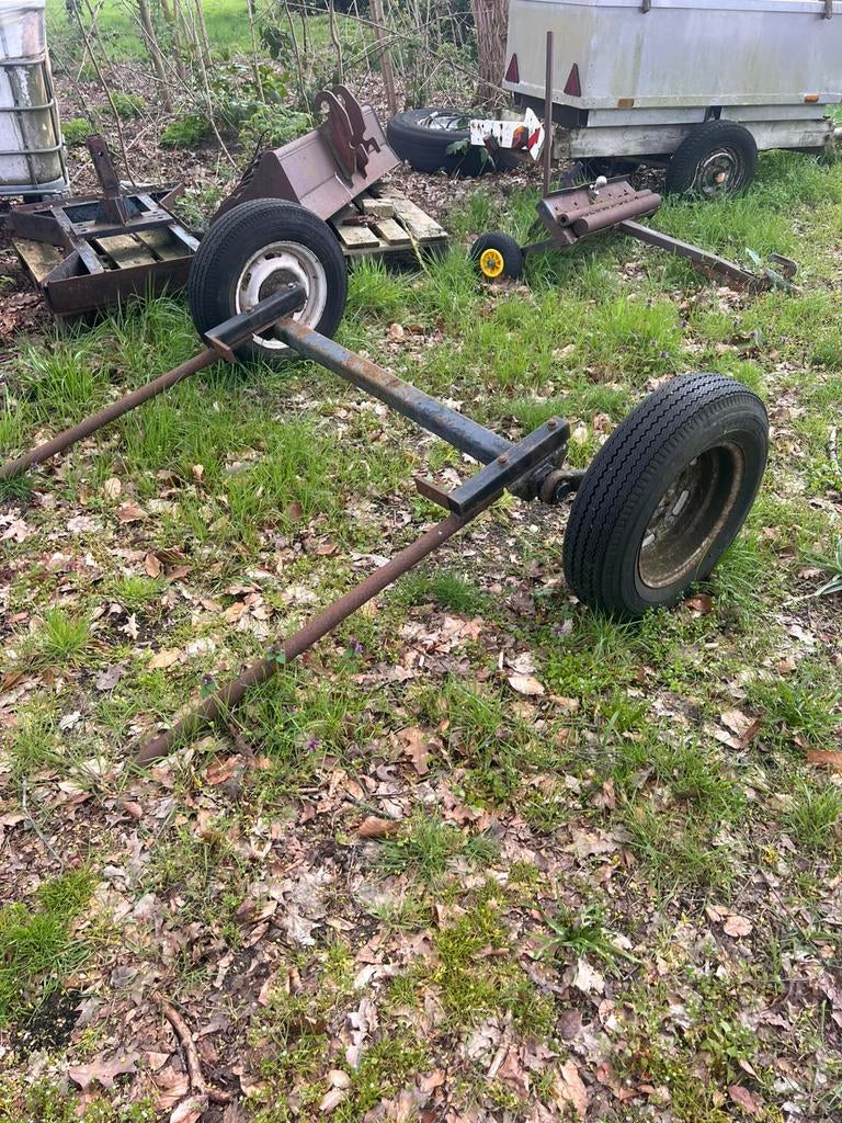 Aanhanger as met losse trek koppeling, Auto diversen, Ophalen of Verzenden, Gebruikt
