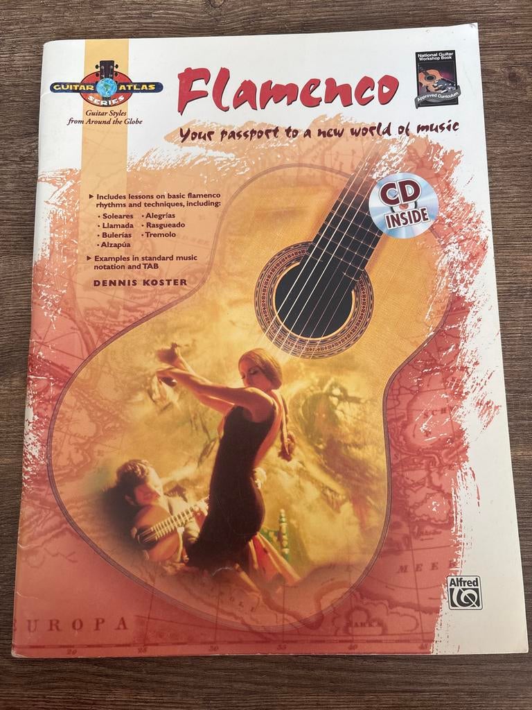 Flamenco gitaarlesboek met CD, Wereldmuziek, Les of Cursus, Ophalen of Verzenden, Gitaar