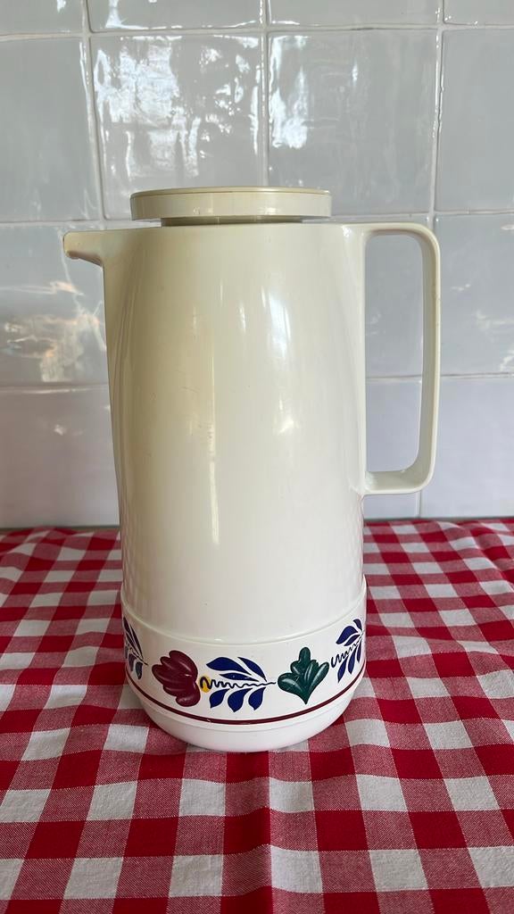 Boerenbonten thermoskan, Huis en Inrichting, Keuken | Servies, Overige materialen, Gebruikt, Overige typen, Ophalen of Verzenden