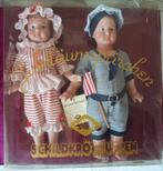 2 poppen Schildpad Schildkröt.Jubileumset in originele doos., Verzamelen, Poppen, Ophalen of Verzenden, Nieuw, Pop