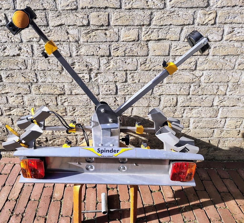 Spinder Falcon fietsendrager, Auto diversen, Fietsendragers, Ophalen, 2 fietsen, Gebruikt, Trekhaakdrager