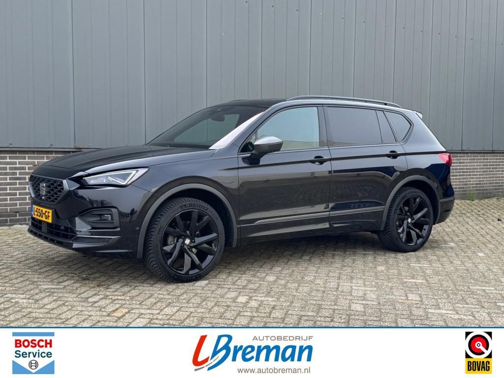 Seat TARRACO 1.5 TSI FR BUSINESS INTENSE 7pers. Panodak trek, Huisgarantie, 4 cilinders, 7 stoelen, Zwart
