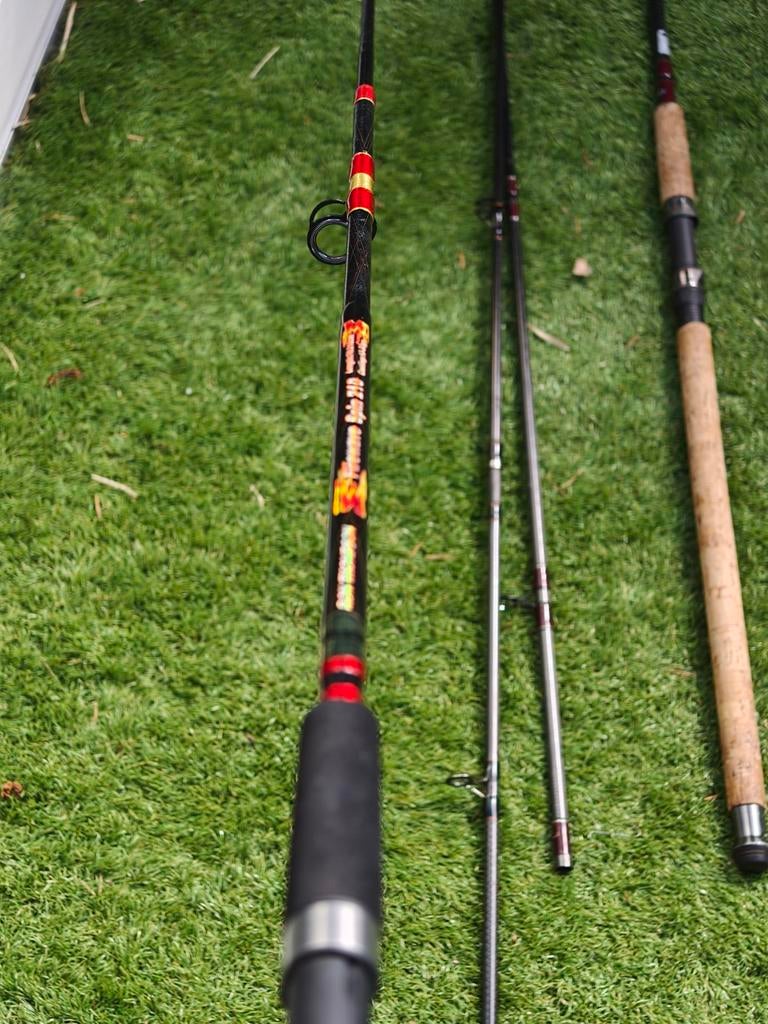 Spinhengel Ron Thompson Firewave 2.40m – nette staat, Ophalen, Zo goed als nieuw, Werphengel