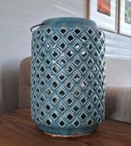 Riverdale windlicht, onbeschadigd., Overige materialen, 25 tot 50 cm, Blauw, Ophalen of Verzenden