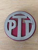 Pet / baret embleem PTT uit de periode 1951- 1970., Ophalen of Verzenden, Overige soorten, Nederland, Embleem of Badge
