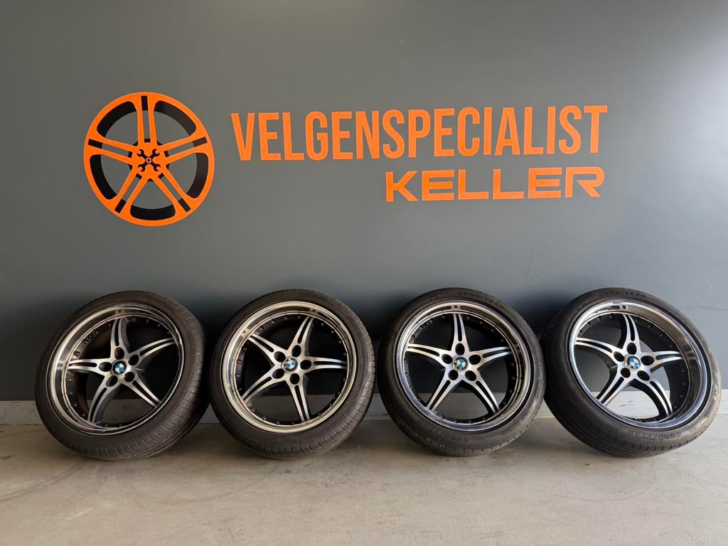 Bmw 5 Serie Gt 7 Serie 20 inch velgen 5x120 breedset Zomer, Auto-onderdelen, Ophalen of Verzenden, 20 inch, Zomerbanden, Banden en Velgen
