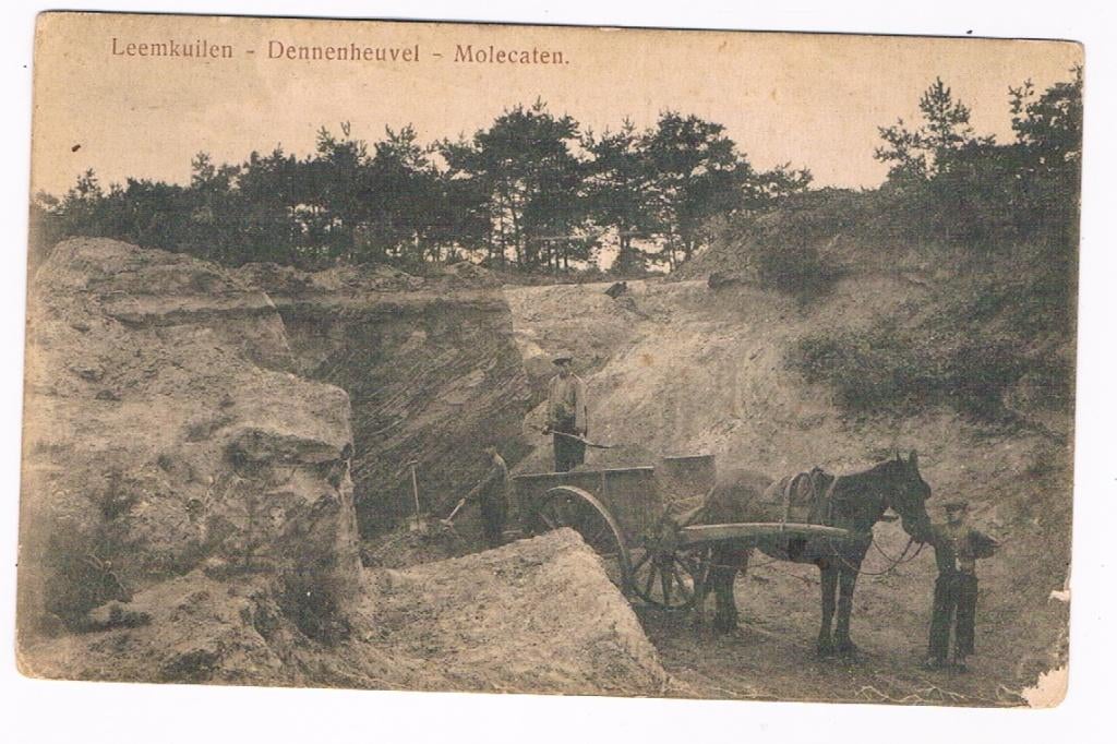 1 / MOLECATEN / HATTEM  : Leemkuilen- Denneheuvel, Verzenden, 1920 tot 1940, Gelopen, Gelderland