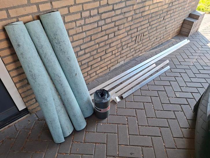 Dakbenodigdheden, Doe-het-zelf en Verbouw, Dakpannen en Dakbedekking, Nieuw, Dakleer, Overige materialen, Zwart, Minder dan 5 m²