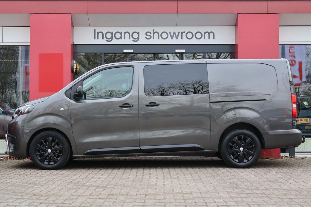 Toyota ProAce Worker 2.0 D-4D Black Line Long Dubbelcabine |, Auto's, Bestelauto's, Voorwielaandrijving, Stof, Gebruikt, 4 cilinders