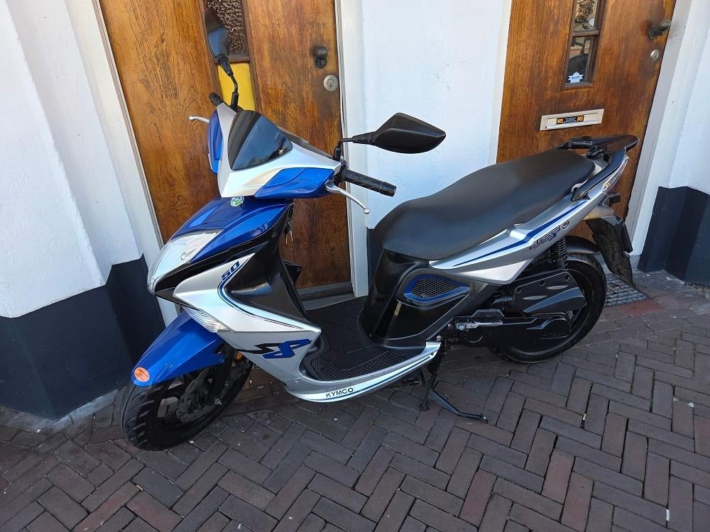 Kymco Super 8 Blauw bromfiets 1299,- bij Scooterforyou, Fietsen en Brommers, Maximaal 45 km/u, Ophalen of Verzenden, Zo goed als nieuw