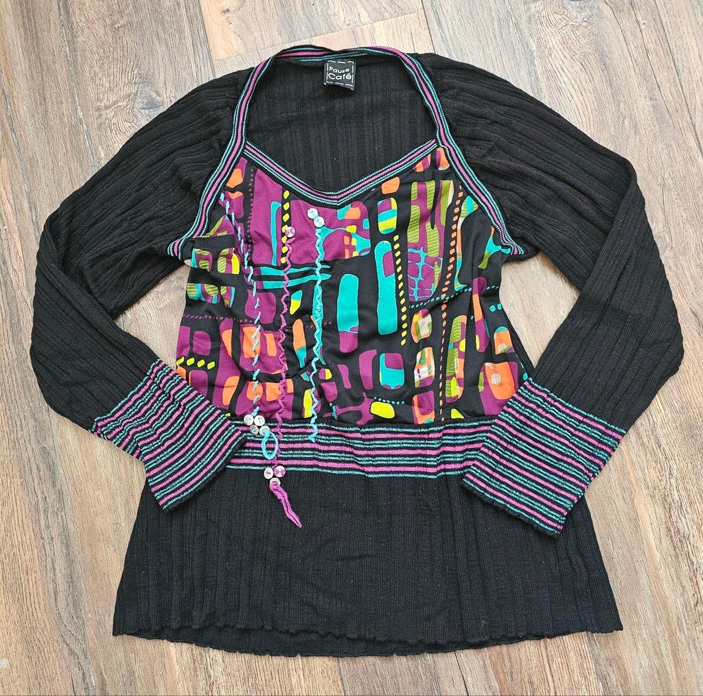 Pause cafe prachtige top mt 38 in zeer goede staat., Kleding | Dames, Ophalen of Verzenden, Zo goed als nieuw, Maat 38/40 (M)