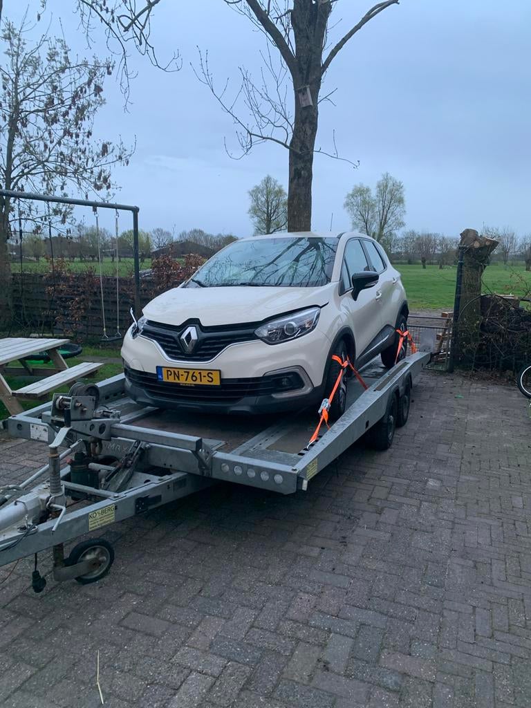 Renault Captur schadeauto - Ideaal voor onderdelen/export, Auto diversen, Schadeauto's, Ophalen, Renault, Wit, SUV of Terreinwagen