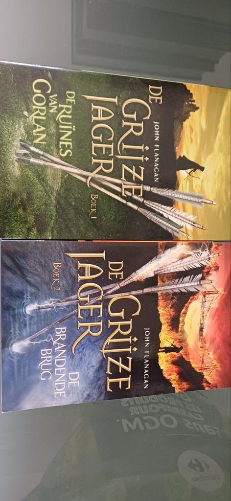 De Grijze Jager Boek 1 & 2 - John Flanagan, Boeken, Ophalen of Verzenden, Zo goed als nieuw, John Flanagan