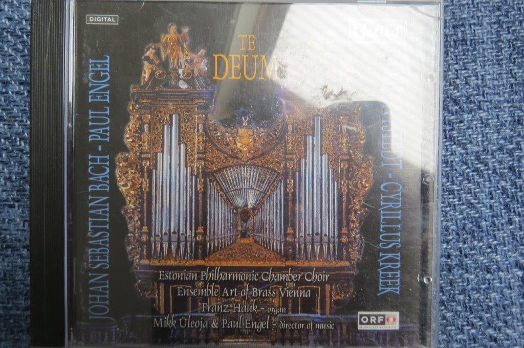 Cd: Te Deum, Estoniam Philharmonic Chamber Choir, orgel, Cd's en Dvd's, Cd's | Klassiek, Ophalen of Verzenden, Classicisme, Zo goed als nieuw