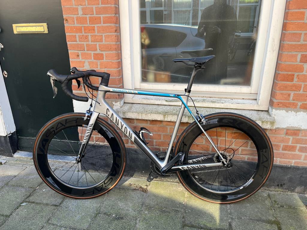 Canyon Ultimate (2016) XL - Upgrade: aero cockpit & wielen, Fietsen en Brommers, Fietsen | Racefietsen, Carbon, Zo goed als nieuw