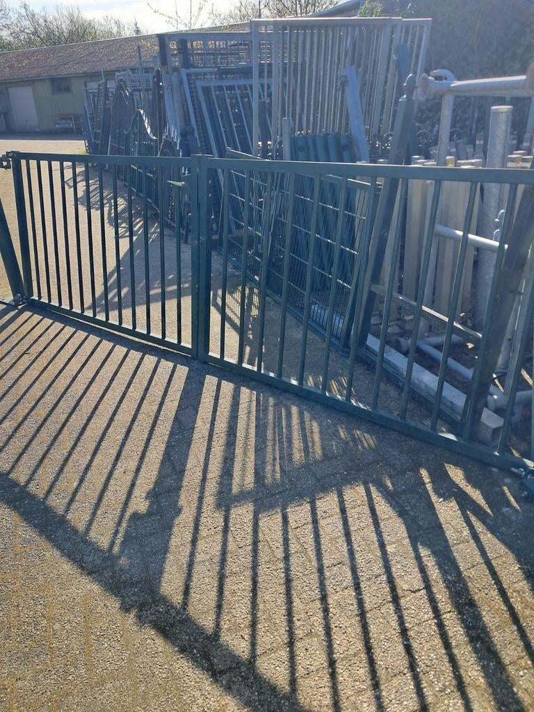 Spijlen  combinatie poort, Ophalen, IJzer