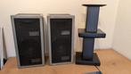 Akai Cube Luidsprekers met Voeten en Bijbehorende Cube, Ophalen, Gebruikt, Front, Rear of Stereo speakers, Overige merken