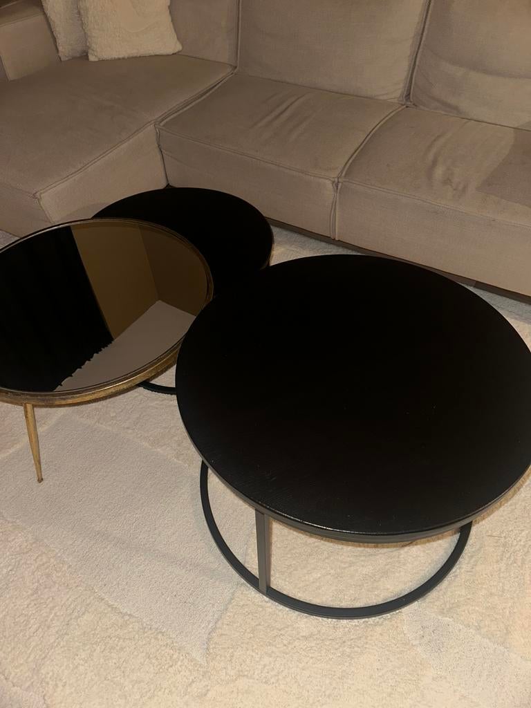 Ronde salontafels, Ophalen, 50 tot 100 cm, Rond, Zo goed als nieuw