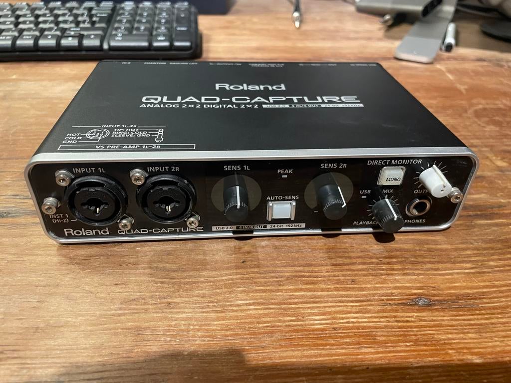 Roland Quad-Capture audio interface, Ophalen of Verzenden, Zo goed als nieuw, Roland