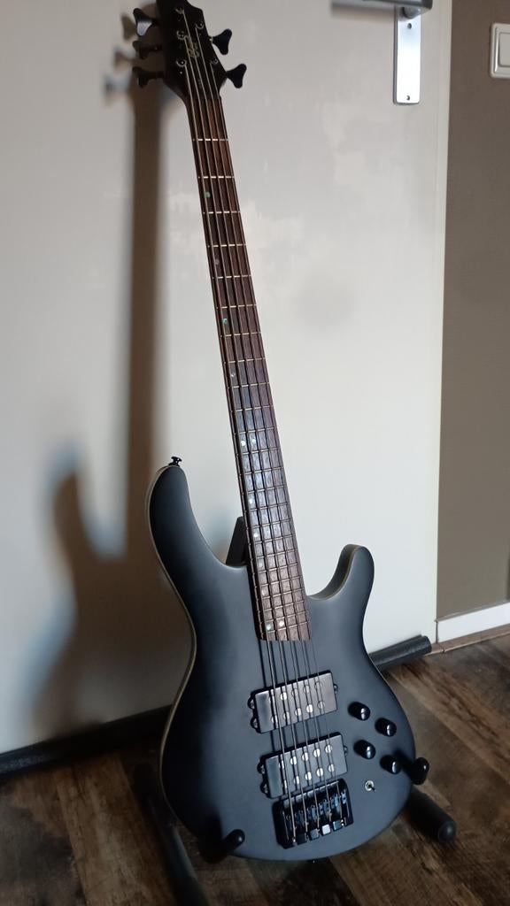 CORT C5 5 snaar / 5 snarige bas zo goed als nieuw, Muziek en Instrumenten, Snaarinstrumenten | Gitaren | Bas, Ophalen, Zo goed als nieuw