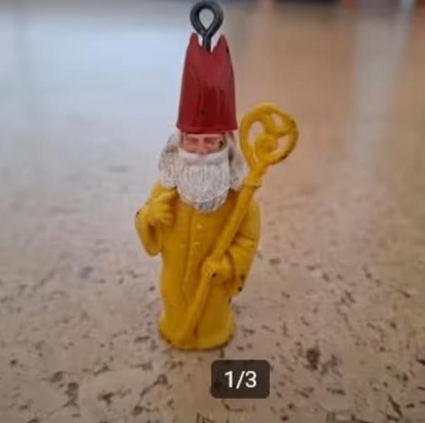 Retro sleutelhanger sinterklaas, Ophalen of Verzenden, Nieuw