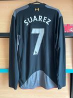 Suarez #7 Liverpool Warrior Voetbalshirt Maat M Longsleeve, Warrior, Maat 48/50 (M), Zwart, Ophalen of Verzenden