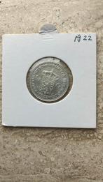 Halve gulden 1922 koningin Wilhelmina, ½ gulden, Zilver, Ophalen of Verzenden, Koningin Wilhelmina