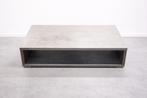 Salontafel beton-hout look, Ophalen, 100 tot 150 cm, 50 tot 100 cm, Zo goed als nieuw