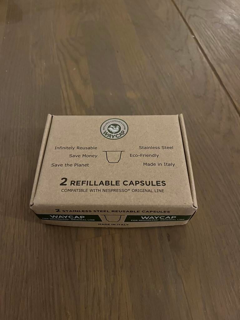 Waycap herbruikbare nespresso capsule, Ophalen of Verzenden, Zo goed als nieuw