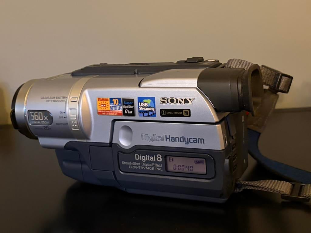 Sony DCR-TRV140E, Ophalen, Dvd, 20x of meer, Nieuw