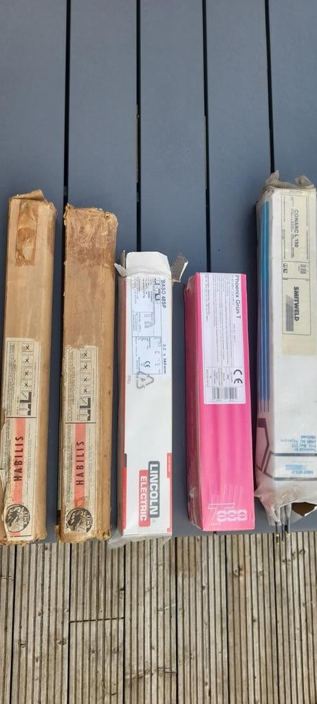 Diverse las elektroden - Habilis, Lincoln Electric, Smitweld, Ophalen