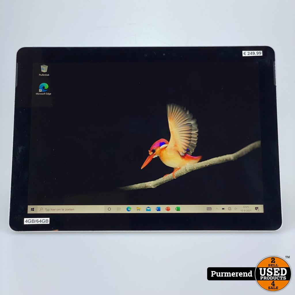 Microsoft Surface Go 64GB 1824 | Pentium 4415Y - 4GB - 64GB, Computers en Software, Windows Laptops, Flex Ltd., Zo goed als nieuw