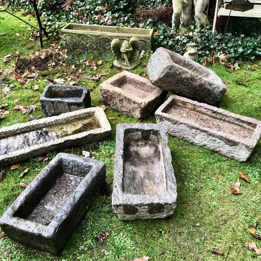 * stenen Trog arduin Voederbak Bakken Troggen natuursteen, Ophalen