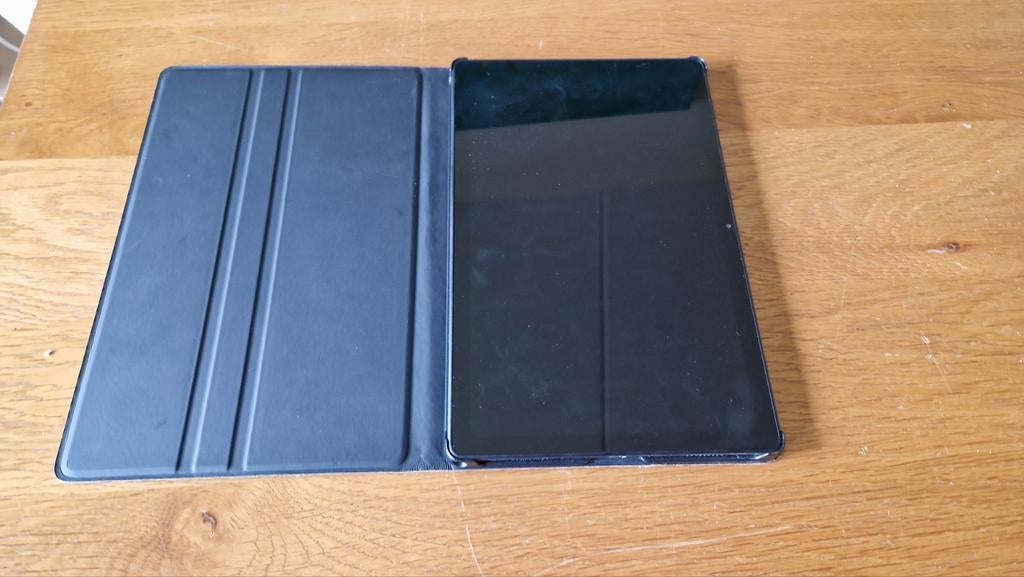 Samsung Galaxy Tab A7 (SM-T500) zgan incl hoesje, Computers en Software, Tablet-hoezen, Ophalen, Zo goed als nieuw, 10 inch, Bescherming voor- en achterkant