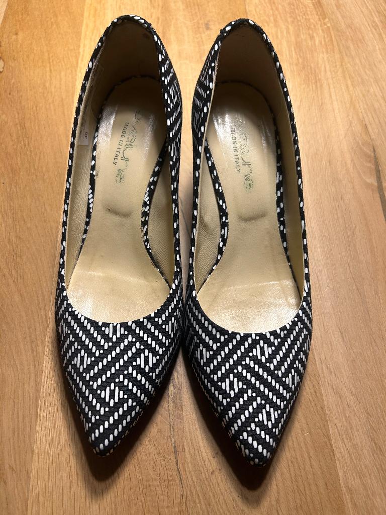 Pump, Pumps, Evaluna, Zwart, Ophalen of Verzenden