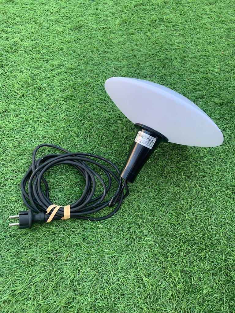 Diamant Terras UFO Lamp - IP44 Waterbestendig, Kunststof, Gebruikt, Minder dan 50 watt, Overige typen