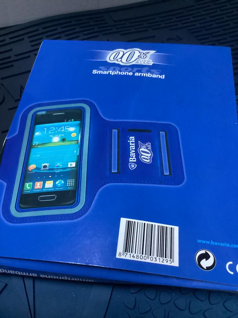 Bavaria smartphone armband, Verzamelen, Biermerken, Ophalen of Verzenden, Zo goed als nieuw, Kleding, Bavaria