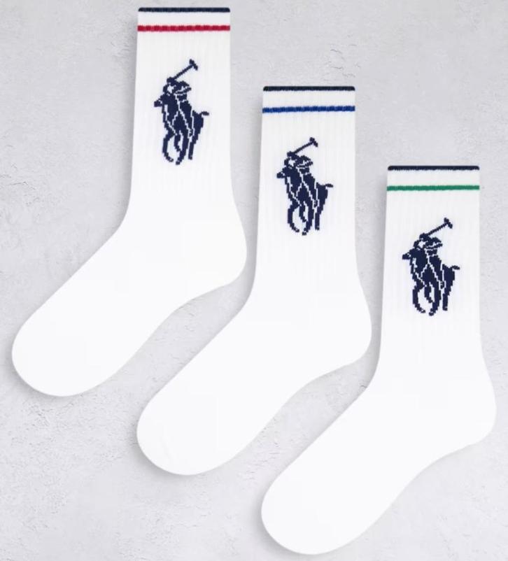 Ralph Lauren sokken 40-46, Kleding | Heren, Sokken en Kousen, Nieuw, Overige maten, Wit, Ophalen of Verzenden