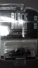 Datsun 510 1:64 Greenlight Black Bandit Pol, Hobby en Vrije tijd, Modelauto's | Overige schalen, Auto, Verzenden, ., Nieuw