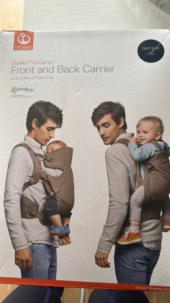 Stokke front and back carrier 15 kg, Kinderen en Baby's, Babydragers en Draagdoeken, Overige merken, Buik of Rug, Ophalen of Verzenden