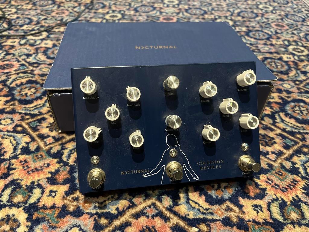 Collision Devices Nocturnal Reverb/Delay Pedaal, Ophalen of Verzenden, Zo goed als nieuw, Delay of Echo