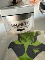 Magnetic UV Builder Gel White 30g met nagelsjablonen, Wit, Nieuw, Ophalen of Verzenden, Handen en Nagels