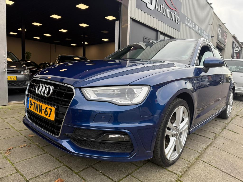 Audi A3 Sportback 1.4 TFSI 2X S-Line Dsg 2014 Sportback g-tr, Auto's, Gebruikt, Euro 6, 4 cilinders, Blauw