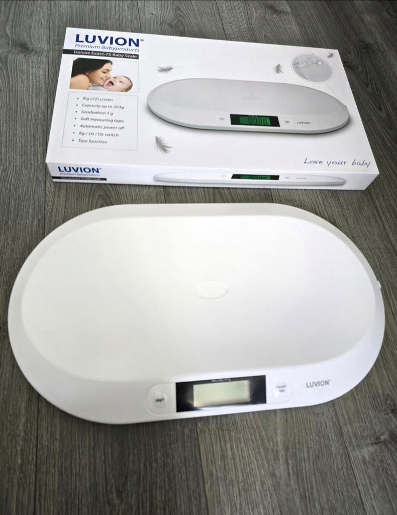 Luvion exact 75 baby weegschaal Met doos, Ophalen, Zo goed als nieuw, Overige typen
